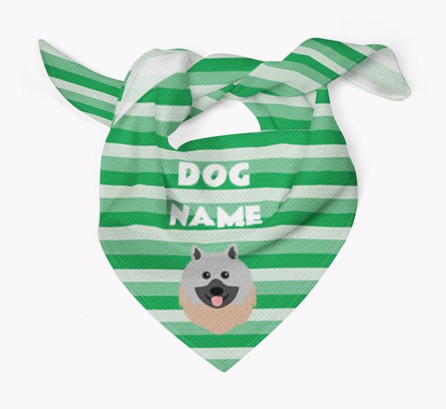 Personalized 'Stripes' Bandana for your {breedFullName}